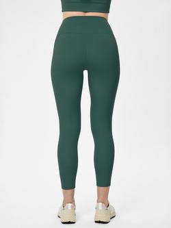 Girlfriend Collective Compressive High Rise 7/8 Leggings - view 2, Moss Green