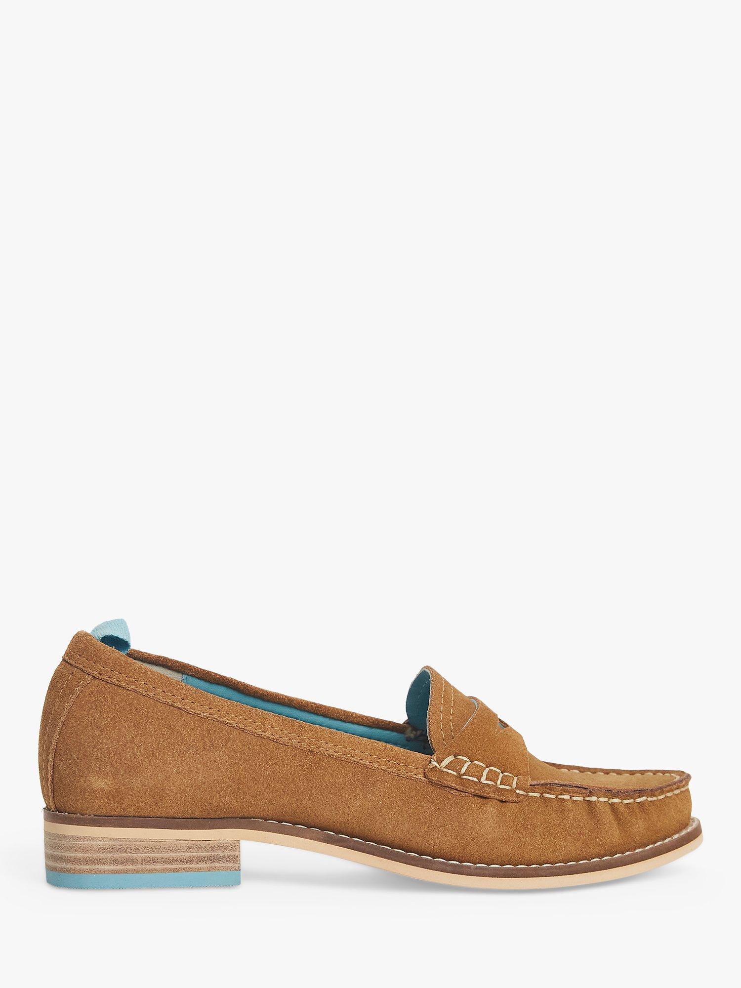 White Stuff Eden Suede Loafers, Tan, 3