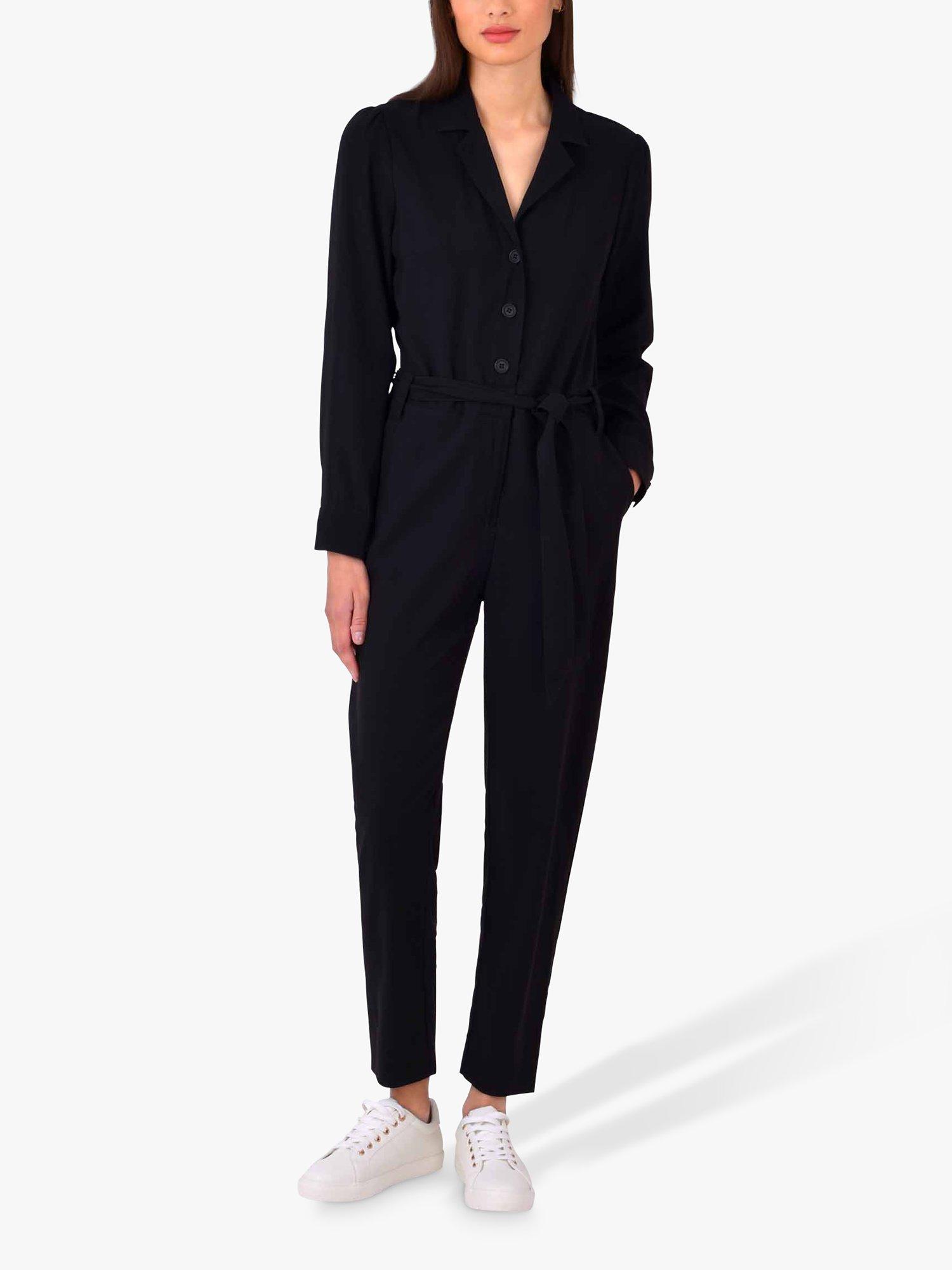 Ro&Zo Twill Jumpsuit, Black