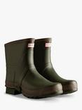 Hunter Gardener Short Wellington Boots, Dark Olive