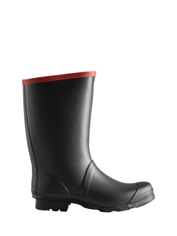 Hunter Argyll Short Knee Wellington Boots, Black