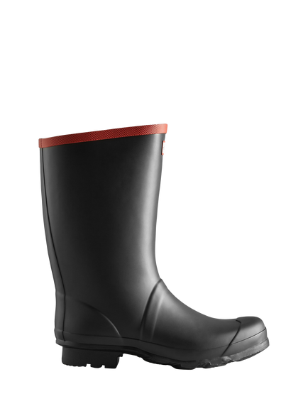 Hunter Argyll Short Knee Wellington Boots, Black
