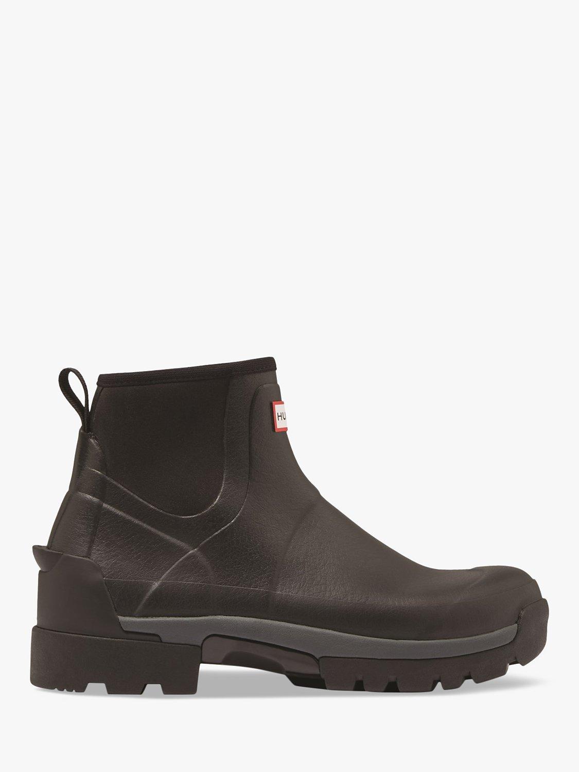 Hunter Balmoral Hybrid Chelsea Wellington Boots, Black