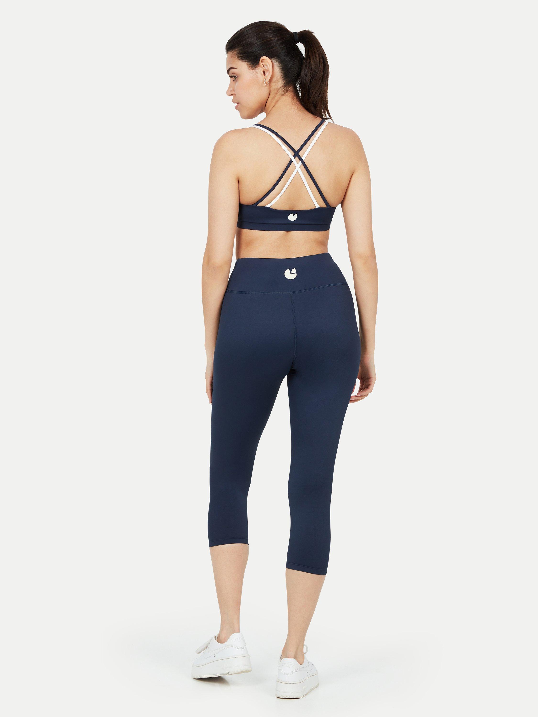 Product image 2 of 4, which shows Pocket Sport Claude 7/8 Leggings, Navy, XS