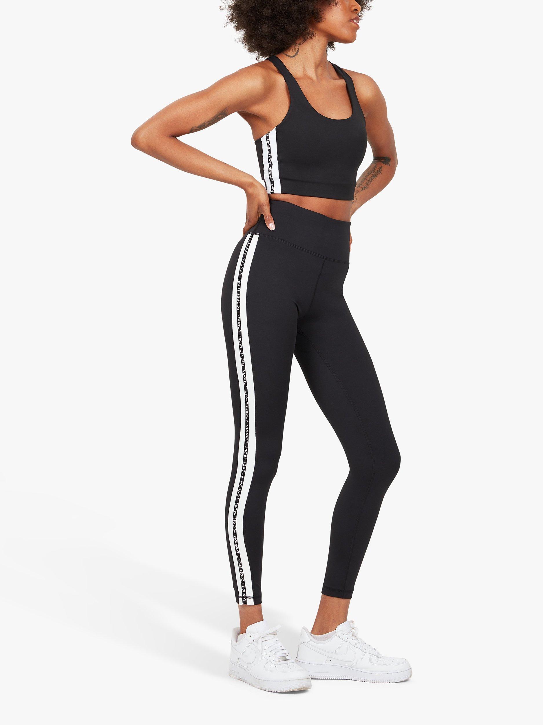 Pocket Sport Morisot Leggings Black Cream