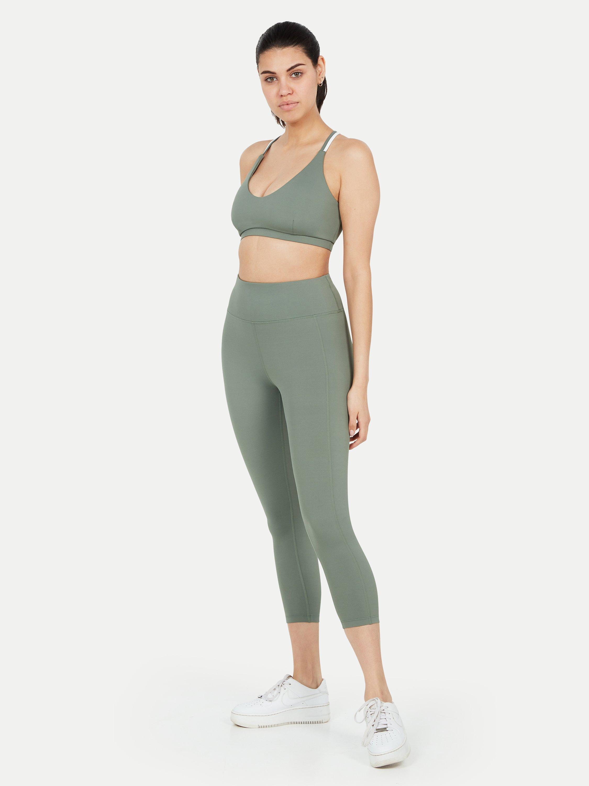 Product image 3 of 4, which shows Pocket Sport Claude 7/8 Leggings, Sage, XS