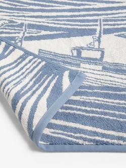 Mini Moderns Whitby Towels - view 2, Washed Denim