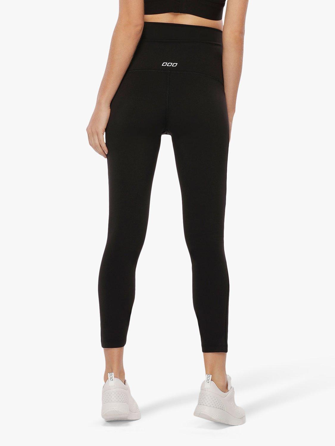 Product image 3 of 6, which shows Lorna Jane Full Coverage Ankle Biter Length Maternity Gym Leggings, Black, XS