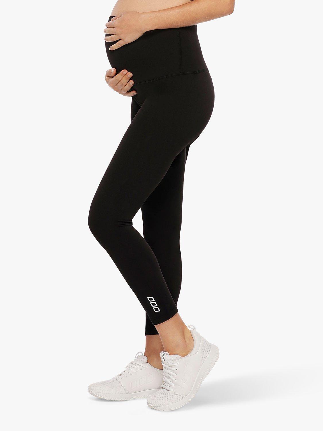 Product image 6 of 6, which shows Lorna Jane Full Coverage Ankle Biter Length Maternity Gym Leggings, Black, XS
