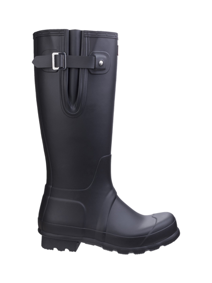 Hunter Original Tall Side Adjustable Wellington Boots, Black