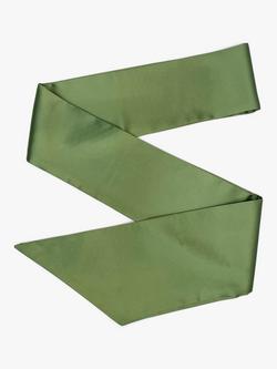 Rewritten Satin Bridesmaid Sash, Olive