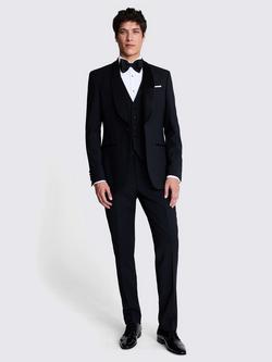 Moss Tailored Fit Shawl Lapel Tuxedo Jacket - view 2, Black