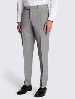 Moss Tailored Fit Stretch Suit Trousers, Grey