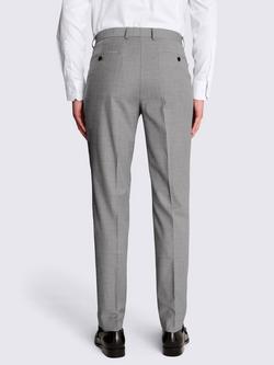Moss Tailored Fit Stretch Suit Trousers - view 2, Grey