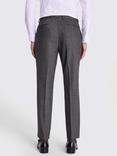 Moss Tailored Fit Herringbone Tweed Trousers, Olive