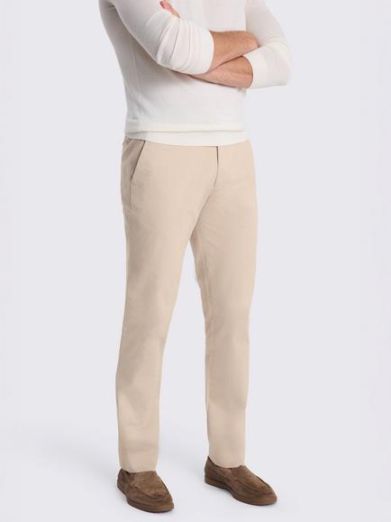 Moss Tailored Stretch Chinos, Stone