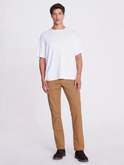 Moss Tailored Stretch Chinos - view 2, Tobacco