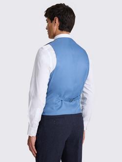 Moss Tailored Fit Herringbone Waistcoat - view 2, Ink