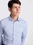 Moss Slim Stretch Shirt, Sky