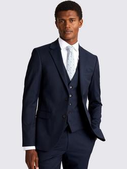 Moss Slim Fit Stretch Jacket, Ink