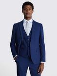 Moss Slim Fit Slub Suit Jacket, Blue