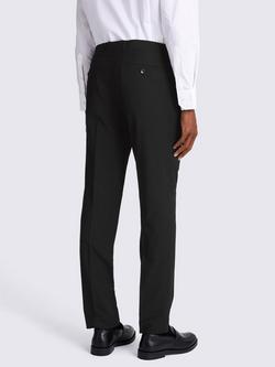 Moss Slim Fit Stretch Trousers - view 2, Black