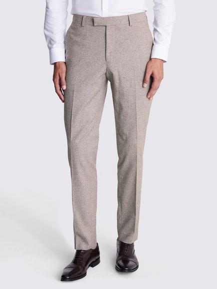 Moss Slim Fit Suit Trousers, Neutral, Neutral