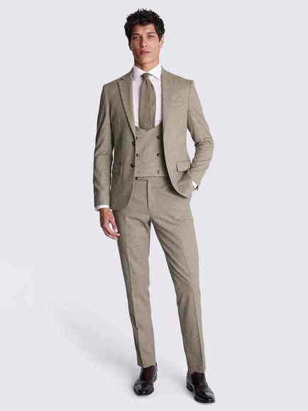 Moss Slim Fit Suit Jacket, Netural - view 2, Neutral