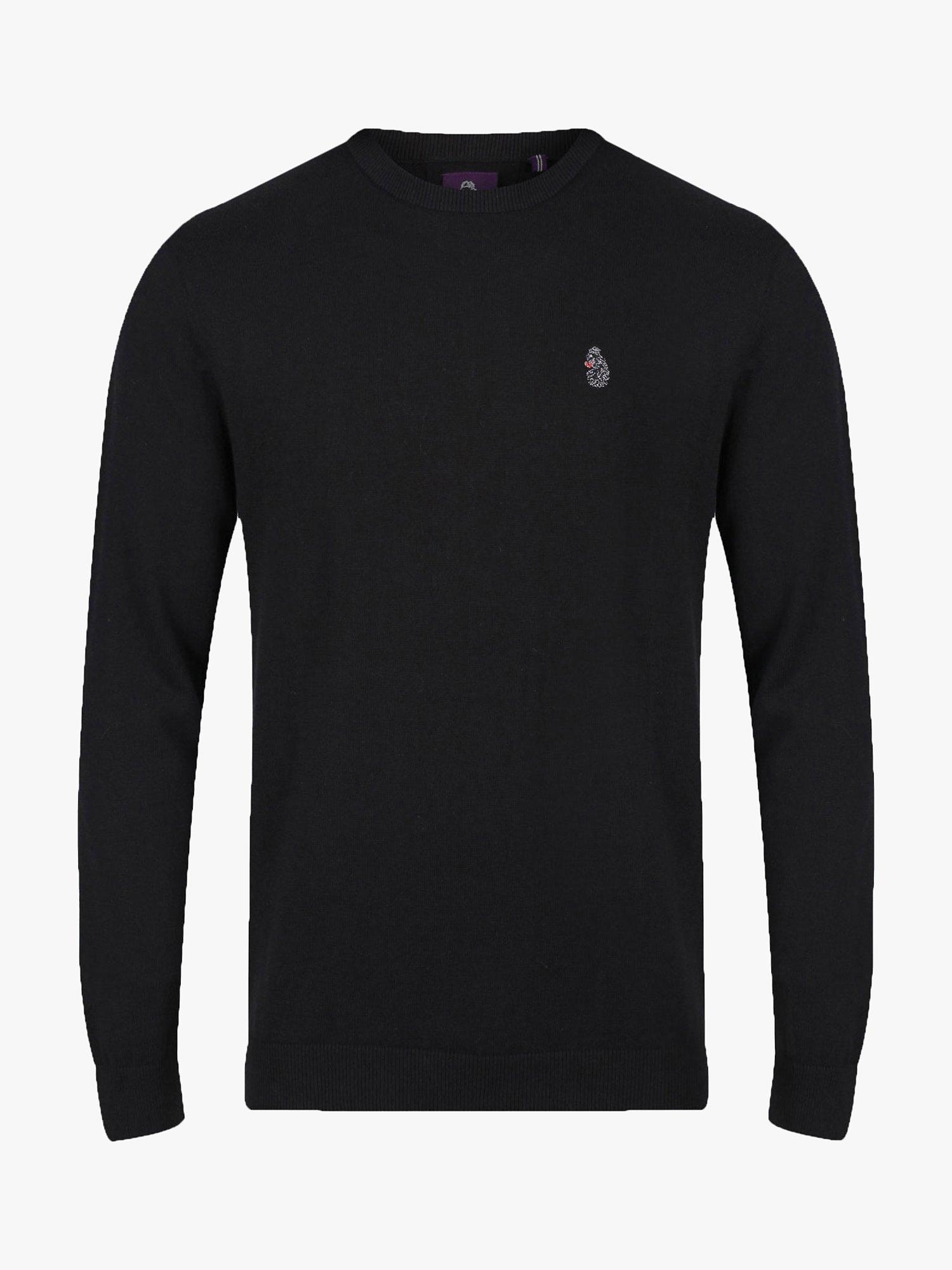 LUKE 1977 Radon Fine Knit Cotton Jumper