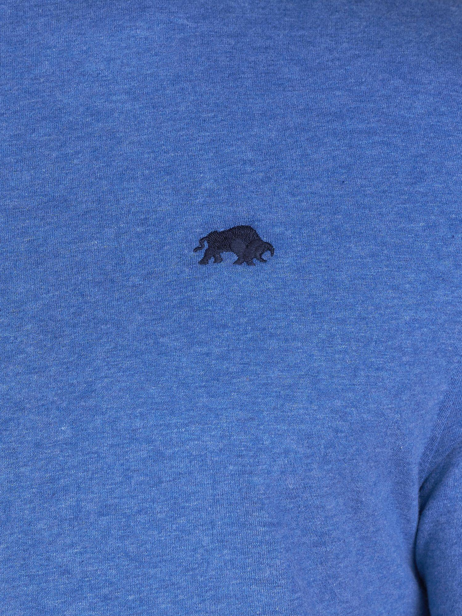 Product image 4 of 4, which shows Raging Bull Classic Organic Cotton T-Shirt, Denim Blue, S