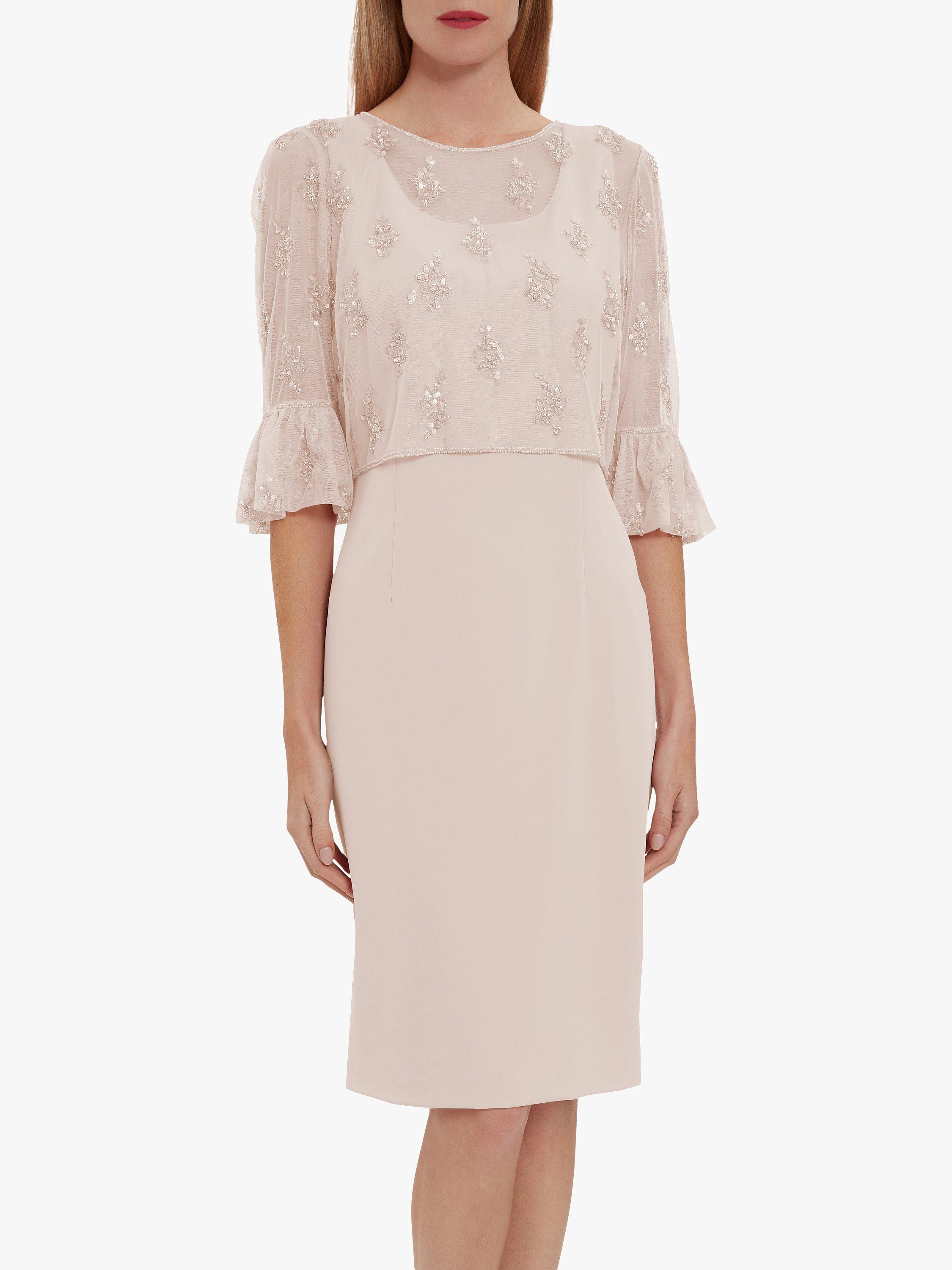Gina Bacconi Alisson Embellished Floral Mini Dress