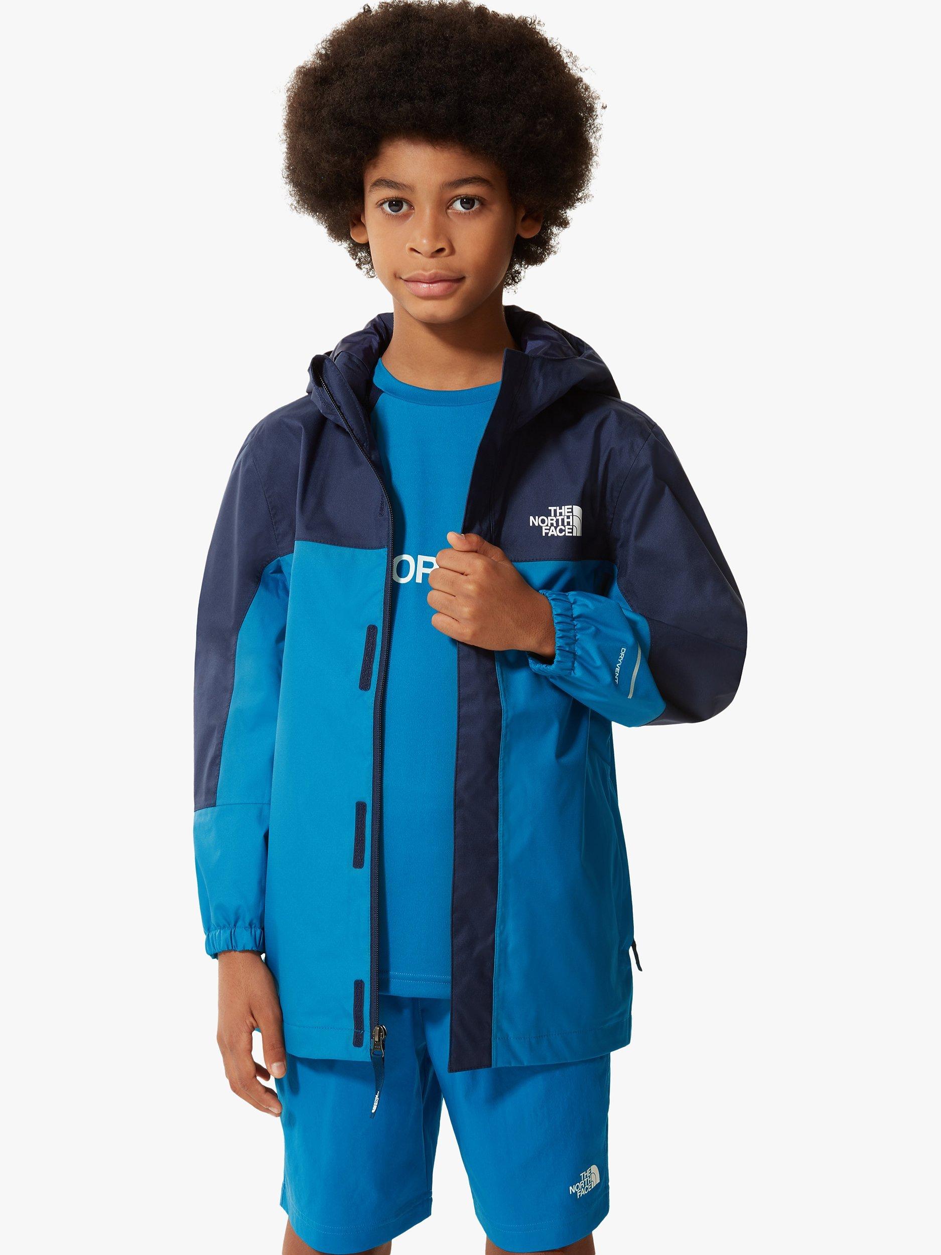 The North Face Kids' Antora Split Waterproof Jacket, Blue