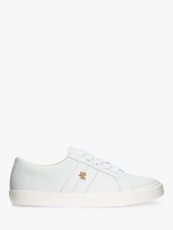 Lauren Ralph Lauren Janson Leather Trainers, White