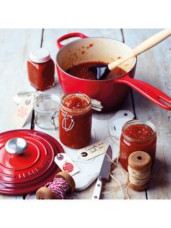 Le Creuset Cast Iron Saucepan - view 2, Cerise