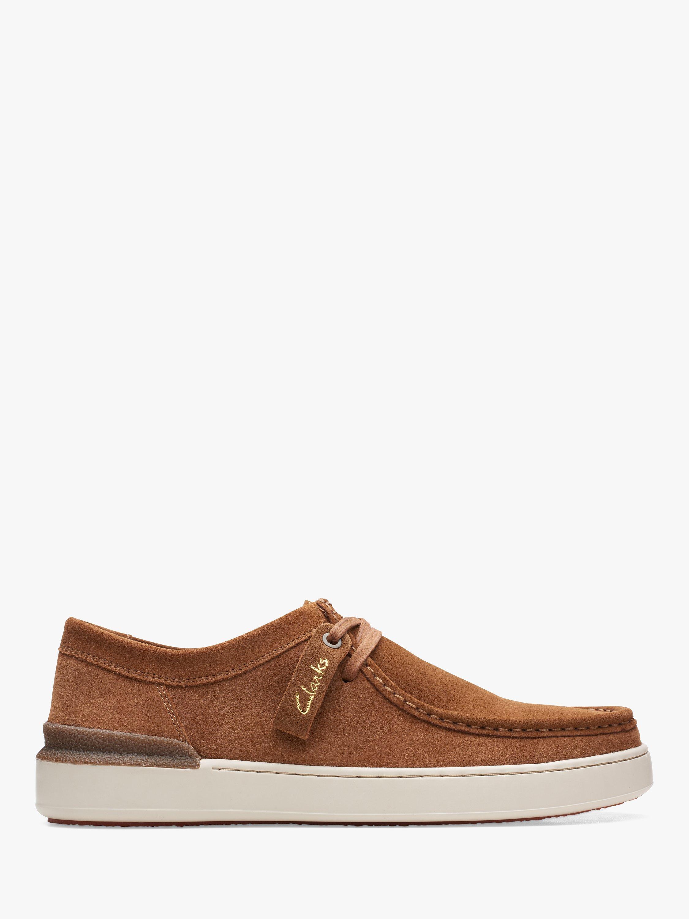Clarks CourtLite Wally Suede Lace Up Trainers