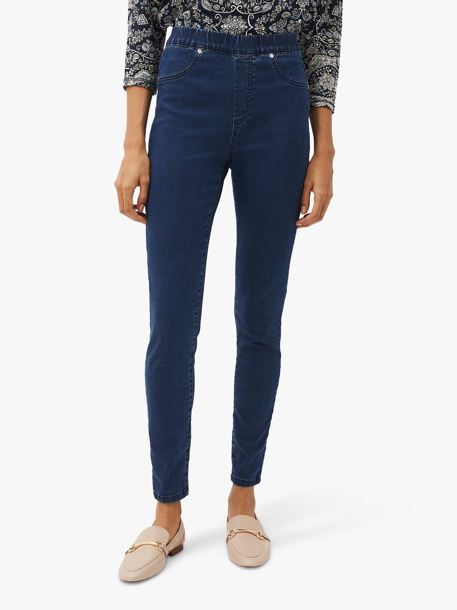 Phase Eight Eliza Denim Skinny Jeggings, Blue