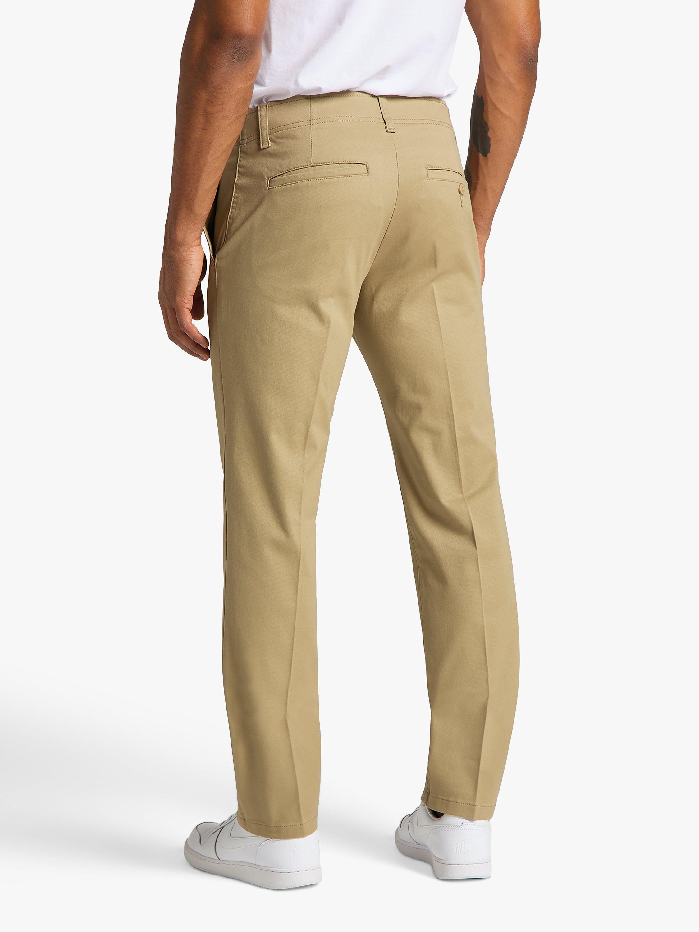 Product image 2 of 7, which shows Lee Cotton Blend Chinos, Taupe, 30S