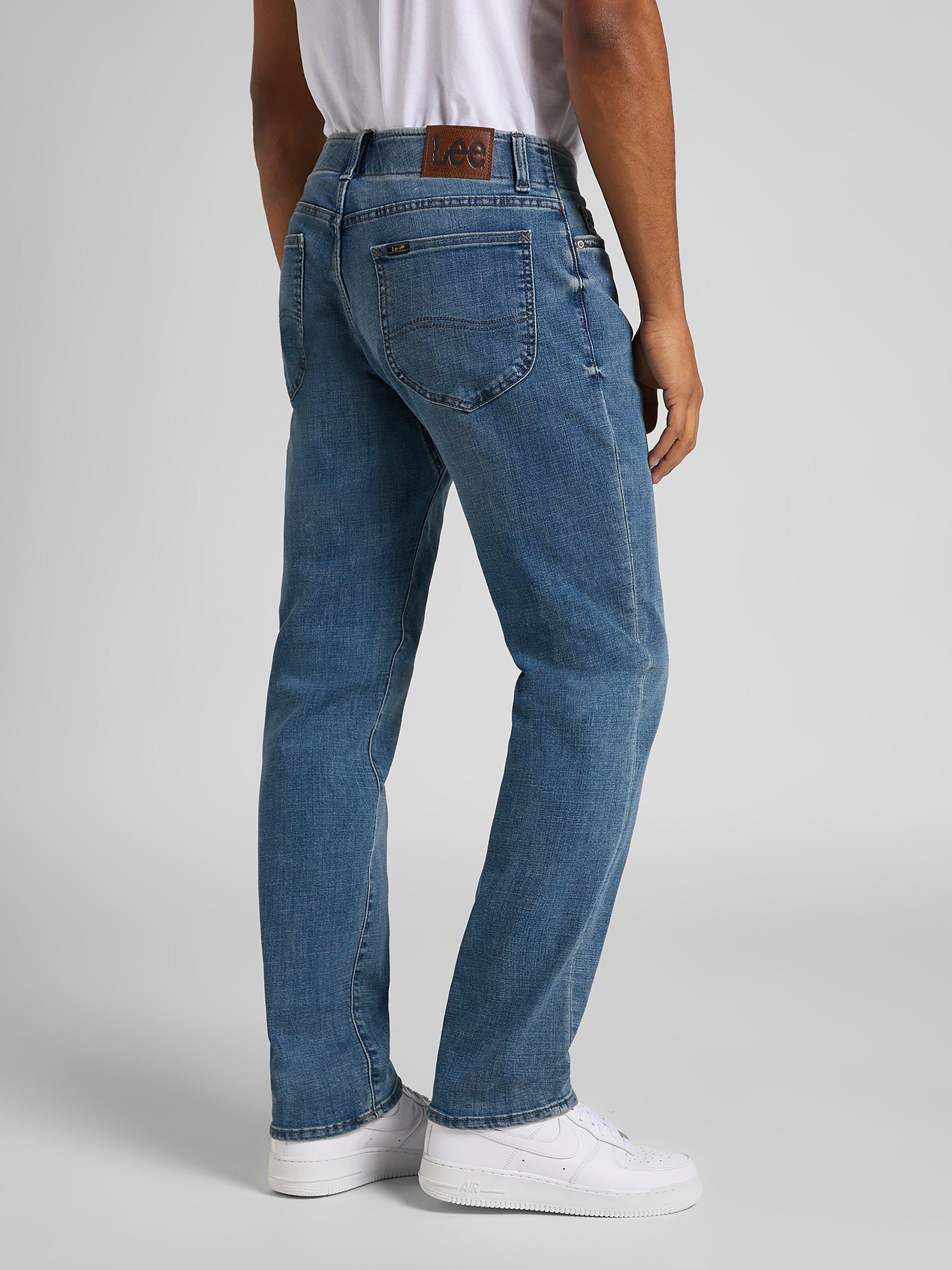Product image 7 of 7, which shows Lee Brady Straight Leg Denim Jeans, Blue, 30S