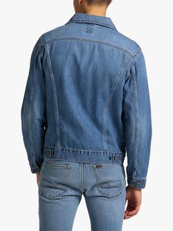 Lee Washed Cotton Denim Jacket, Washed Camden - view 2, Washed Camden