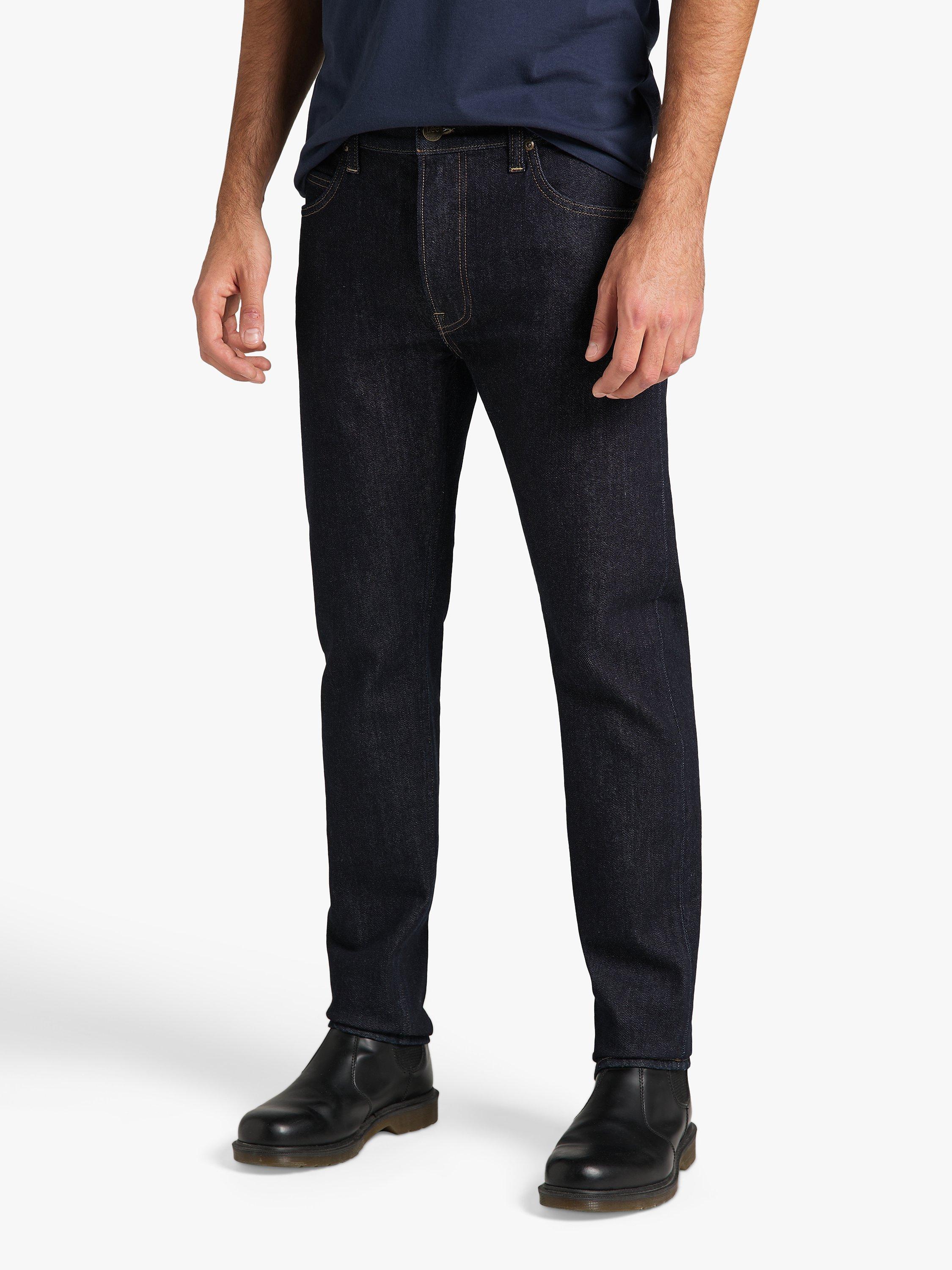 Product image 1 of 5, which shows Lee Rider Slim Fit Denim Jeans, Blue, 30S