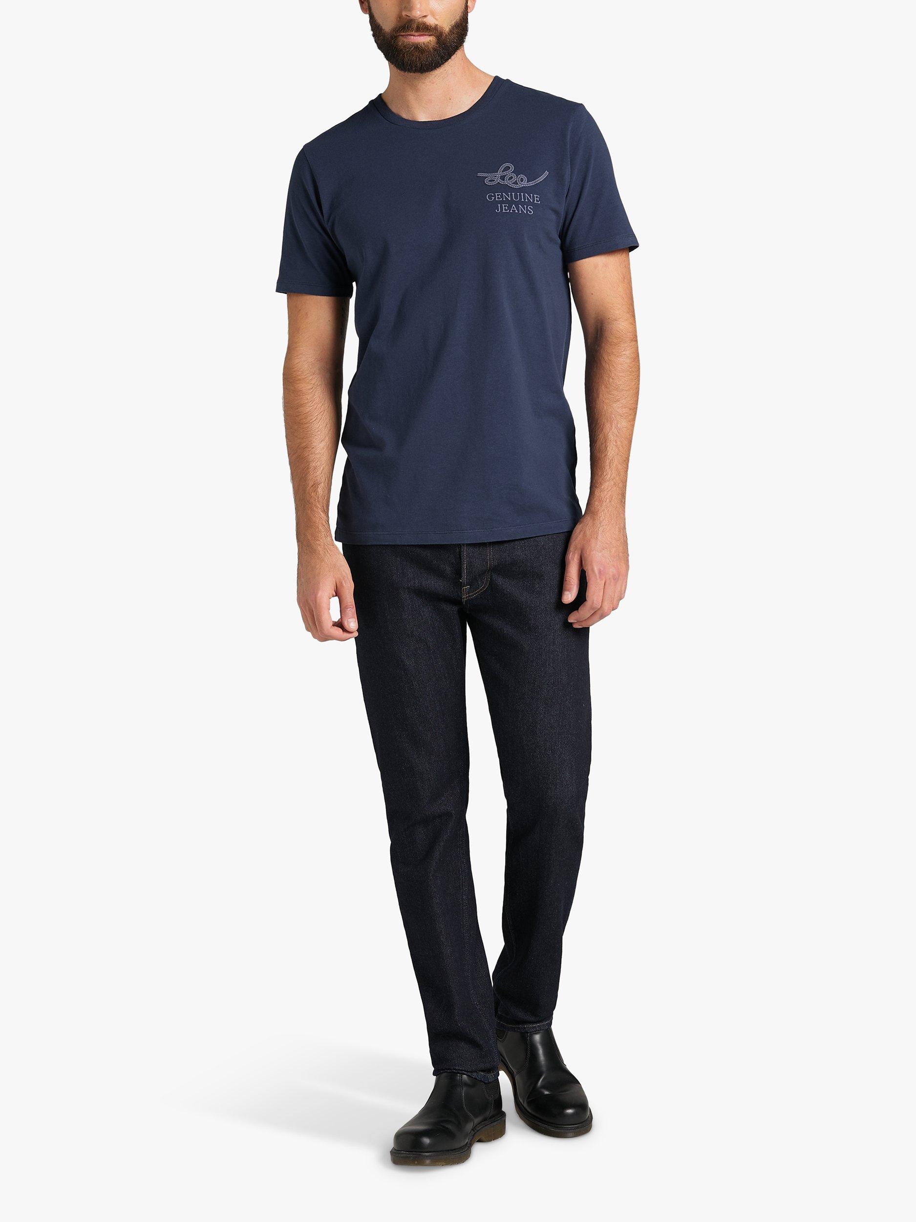 Product image 3 of 5, which shows Lee Rider Slim Fit Denim Jeans, Blue, 30S
