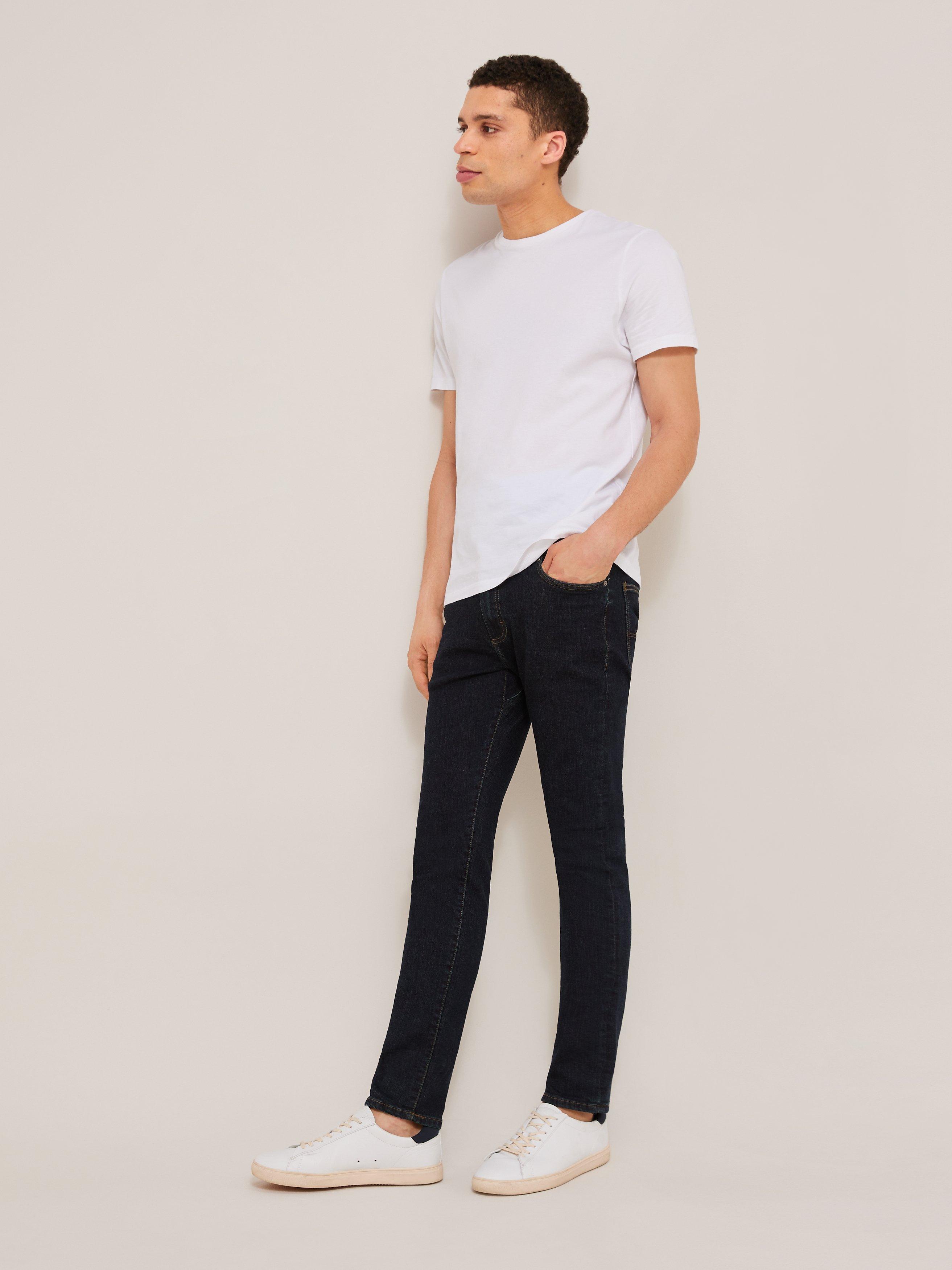 Product image 3 of 5, which shows Lee Wanderer Slim Jeans, Navy, 30S