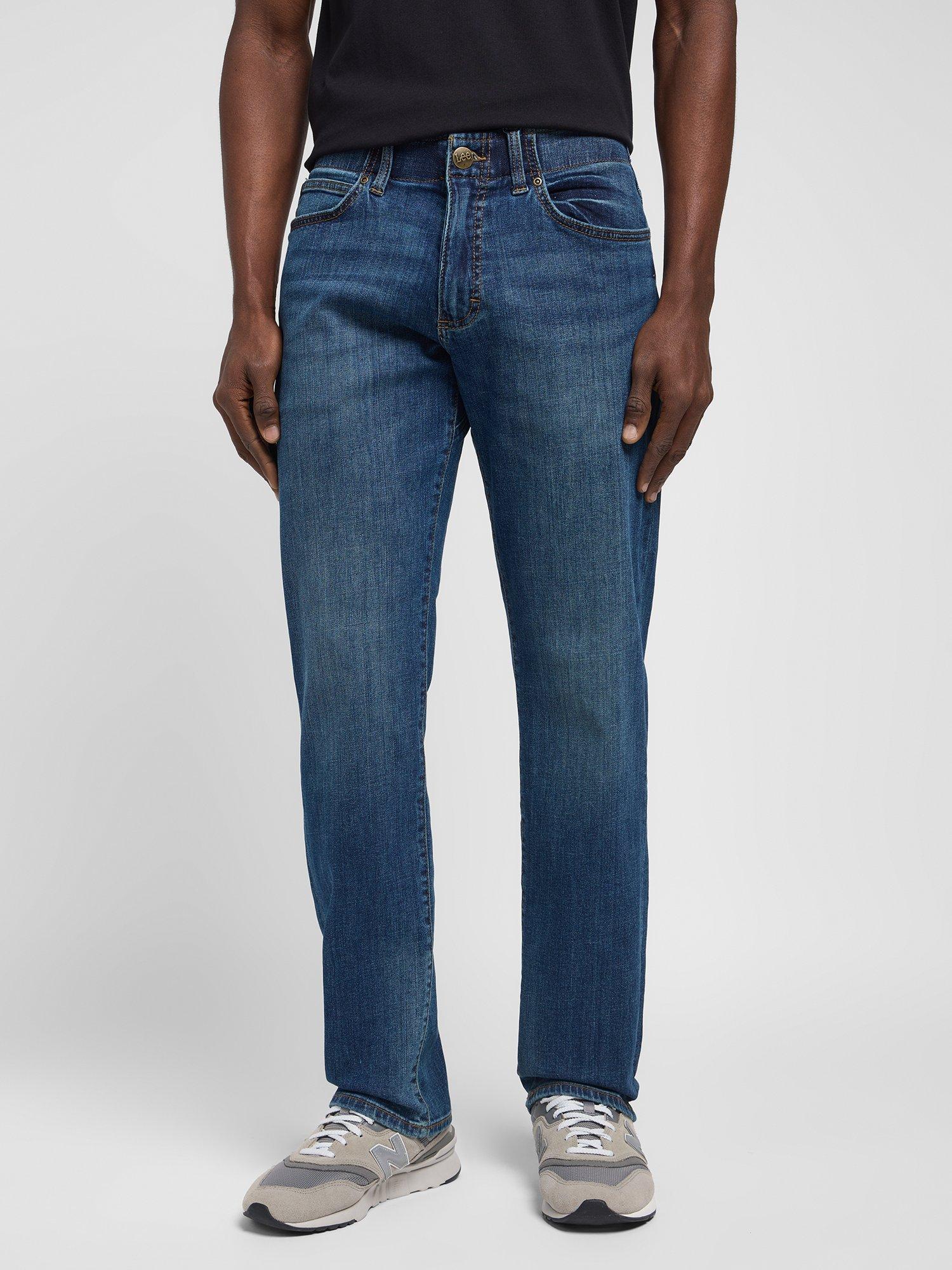 Product image 2 of 7, which shows Lee Maddox Straight Fit Denim Jeans, Blue, 30S