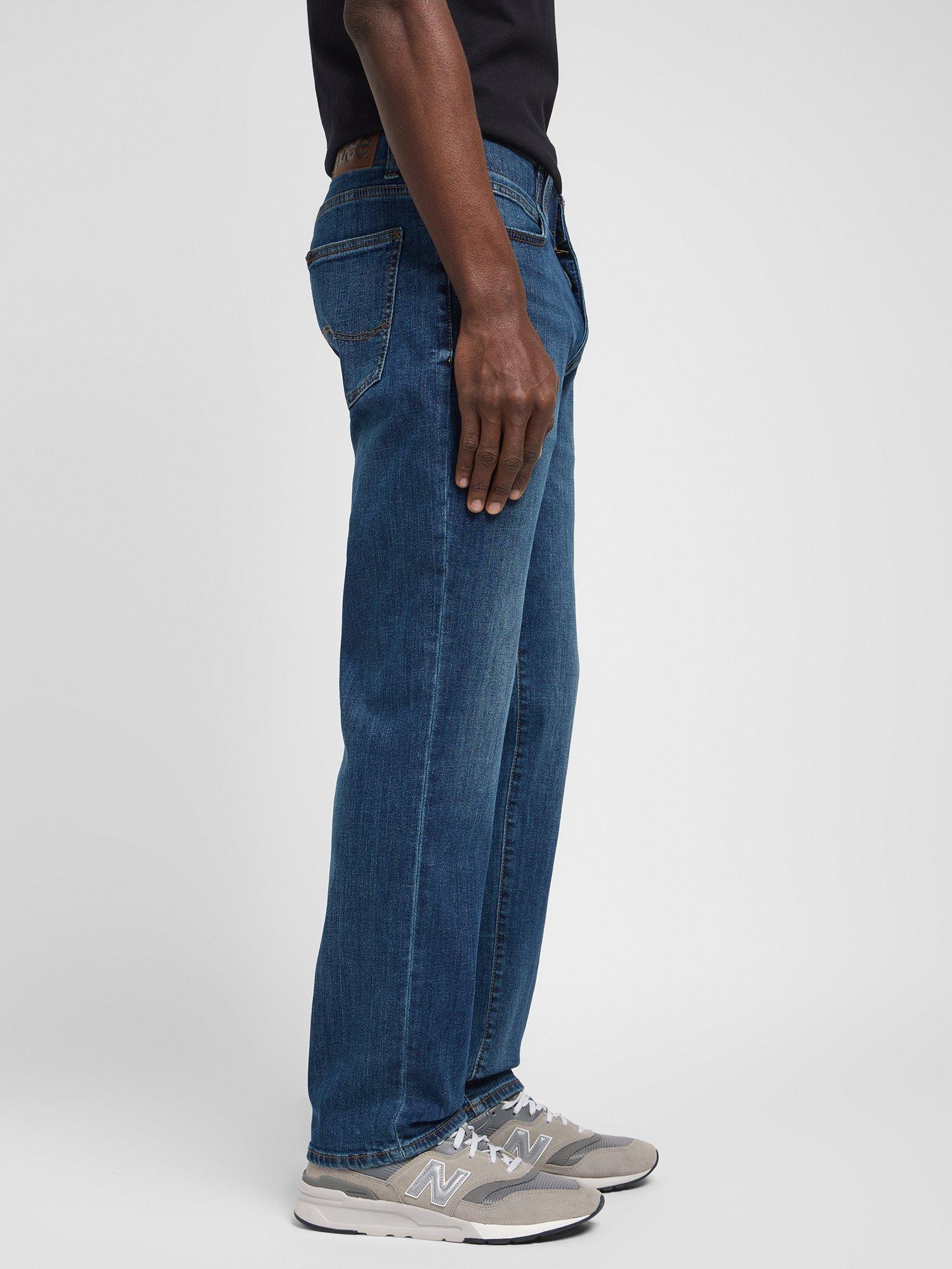 Product image 5 of 7, which shows Lee Maddox Straight Fit Denim Jeans, Blue, 30S