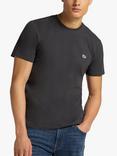 Lee Regular Fit Cotton Logo T-Shirt, Black