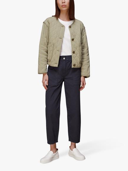 Whistles Tessa Casual Trousers, Black