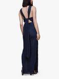 Whistles  Lace Tie Back Maxi Dress, Navy