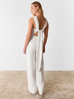 Whistles Thelma Wedding Jumpsuit, Ivory - view 2, Ivory