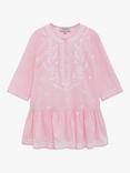 Trotters Lily Rose Kids' Embroidered Cotton Kaftan