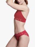 ELLE Rib Lace Trim Bikini